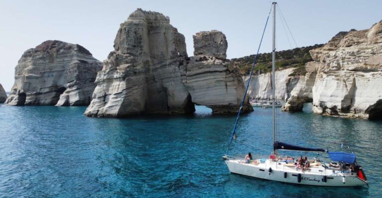 Milos : Private Full Day Cruise to Kleftiko With Lunch