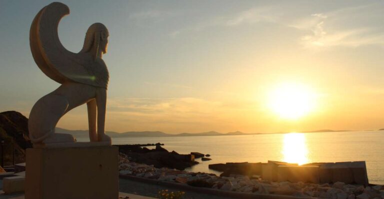 Naxos Town: Sunset Mythology Tour With Wine