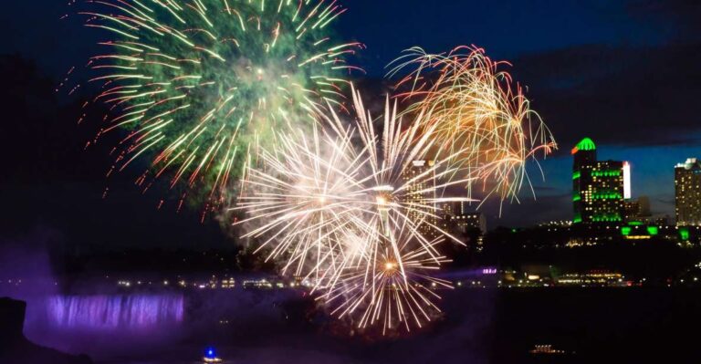 Niagara Falls: Illumination VIP Tour With Dinner & Fireworks