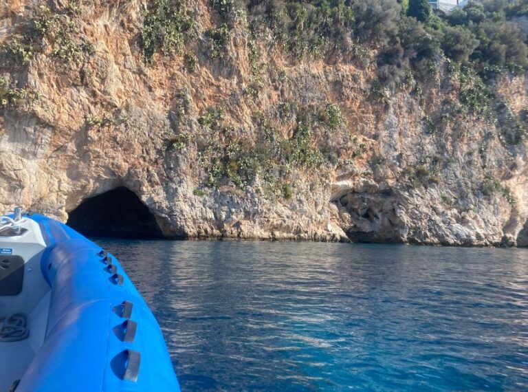 Nice: Monaco & Mala Caves Boat Trip W/ Breakfast on the Sea