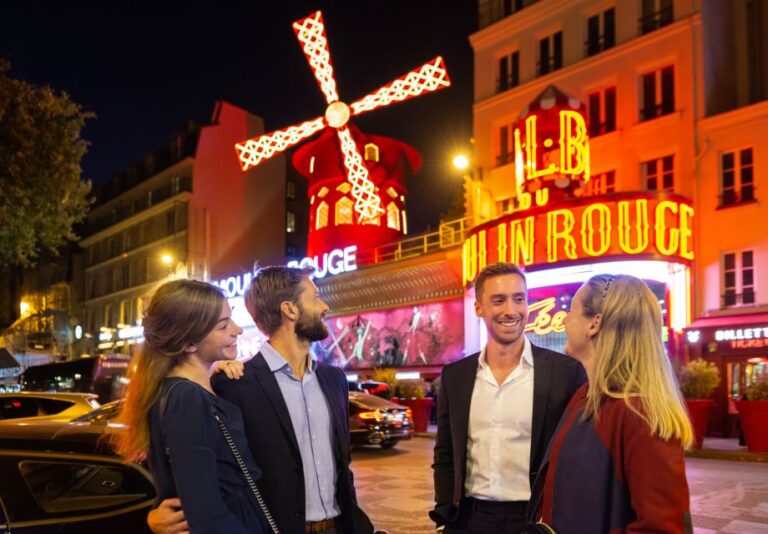 Paris: Moulin Rouge Dinner Show With Return Transportation
