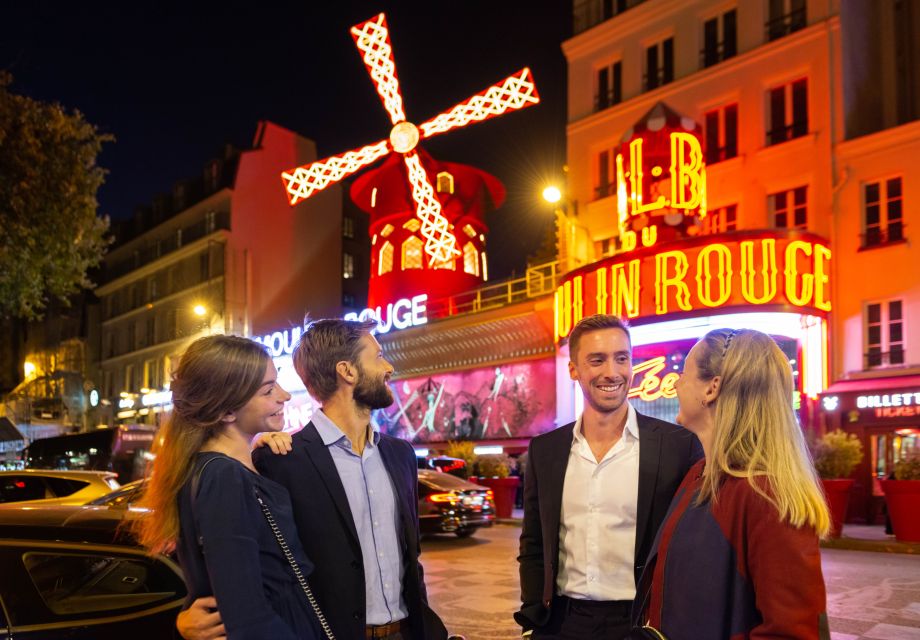 Paris: Moulin Rouge Dinner Show With Return Transportation - Ticket Information