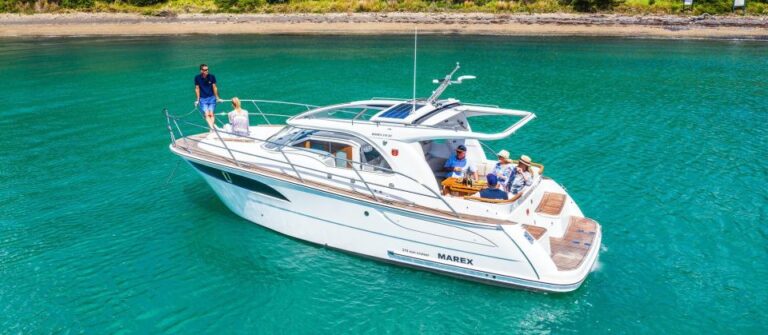 Paros: Private Luxury Boat Day Trip With Snacks and Drinks