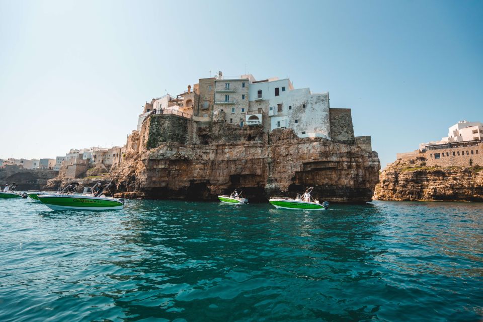 Polignano a Mare: Private Speedboat Cave Trip With Aperitif - Activity Details