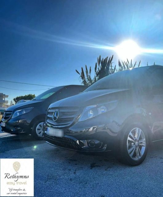Private Taxi/Transfer Chania Airport/Port to Rethymno - Service Details