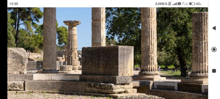 Private Tour to Ancient Olympia With a Pickup
