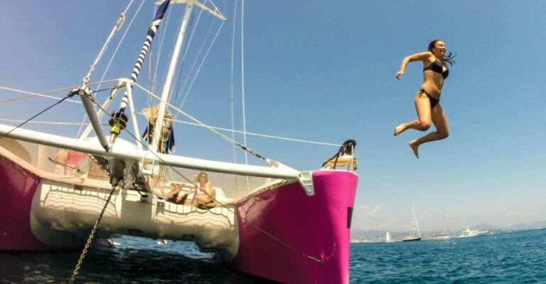 Saint Tropez: Half-Day Coastline Catamaran Sailing Tour