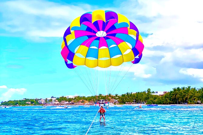 San Miguel De Cozumel Parasailing Experience With Beach Break - Activity Options in Cozumel