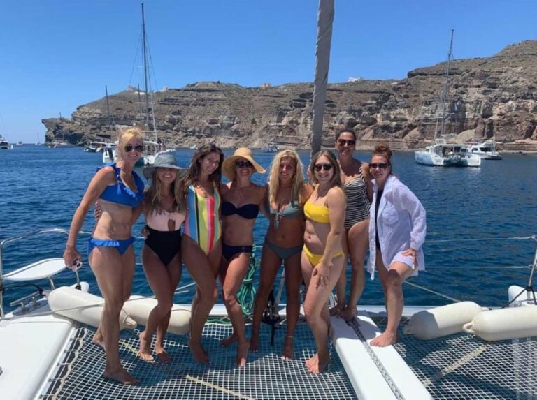 Santorini: 4-Hour Catamaran Tour Starting From Cruise Port