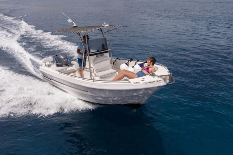 Santorini: Boat Rental With License