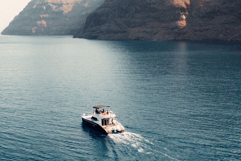 Santorini: Caldera Private Power Catamaran Cruise - Activity Details