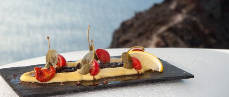 Santorini: Cooking Lesson With Wine Tasting or Beach Visit