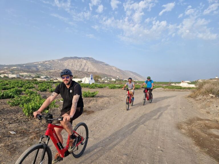 Santorini: Wine Country E-Bike Tour