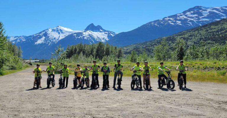 Skagway City Highlights E-Bike Tour With Gold Panning