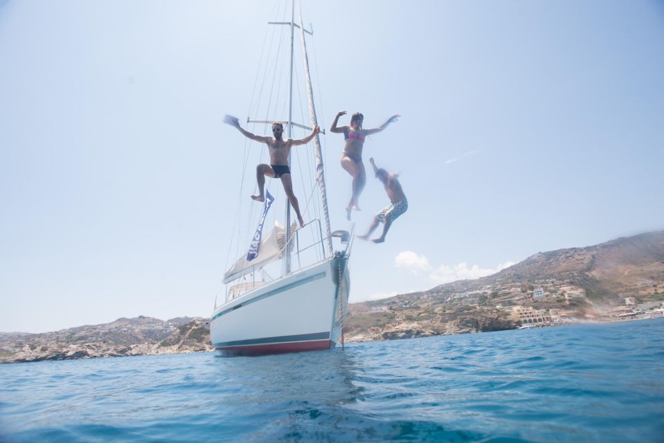 South Crete: Sunset Sailing Full Day Trip With Finger Food - Activity Description