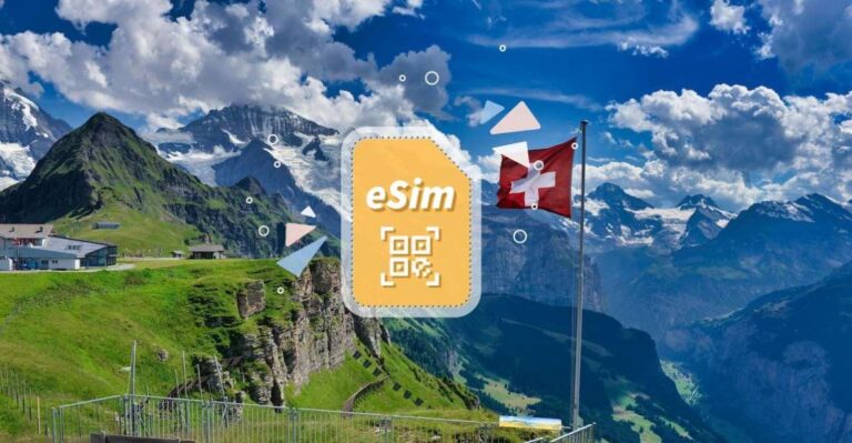 Switzerland/Europe: 5G Esim Mobile Data Plan