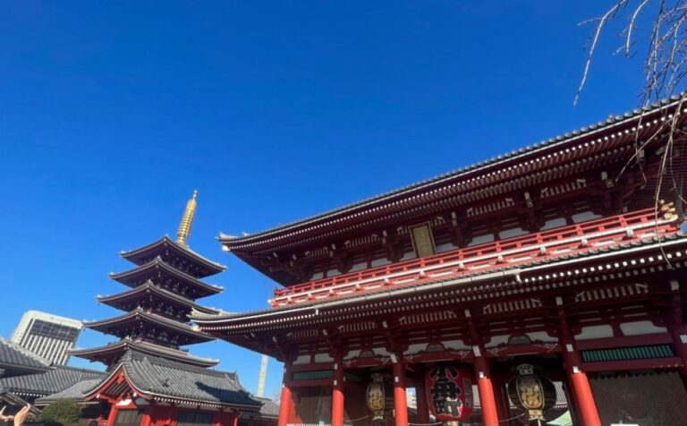 Tokyo Asakusa Morning Temple and Onigiri Walking Tour