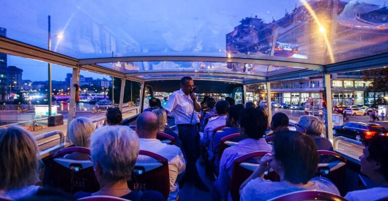Vienna: Big Bus City Highlights Night Tour With Live Guide