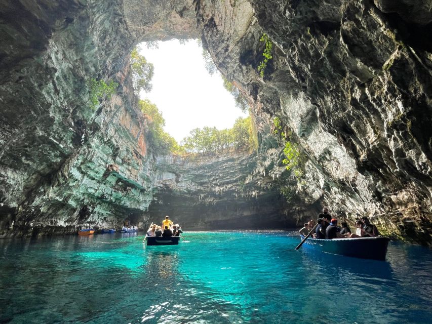 Argostoli: Melissani Lake, Drogarati Cave, and Myrtos Beach - Tour Details