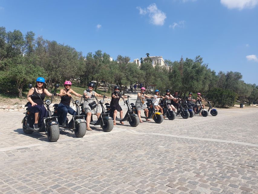Athens: Premium Guided E-Scooter Tour in Acropolis Area - Activity Itinerary