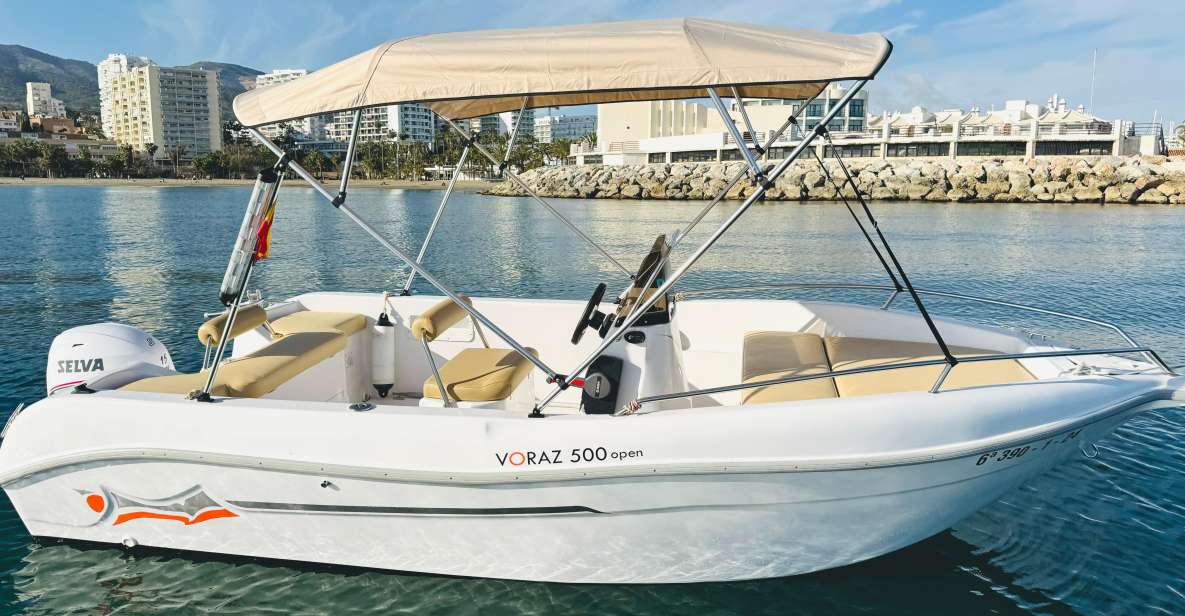 Benalmádena: Costa Del Sol License-Free Boat Rental - Description and Highlights