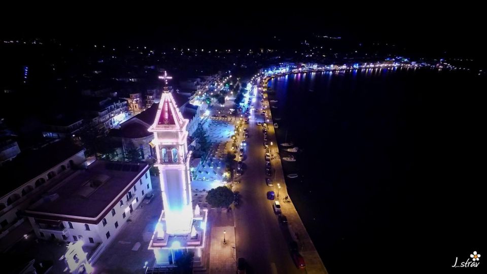 Discover Zakynthos Town by Night - A Nighttime Stroll Through History