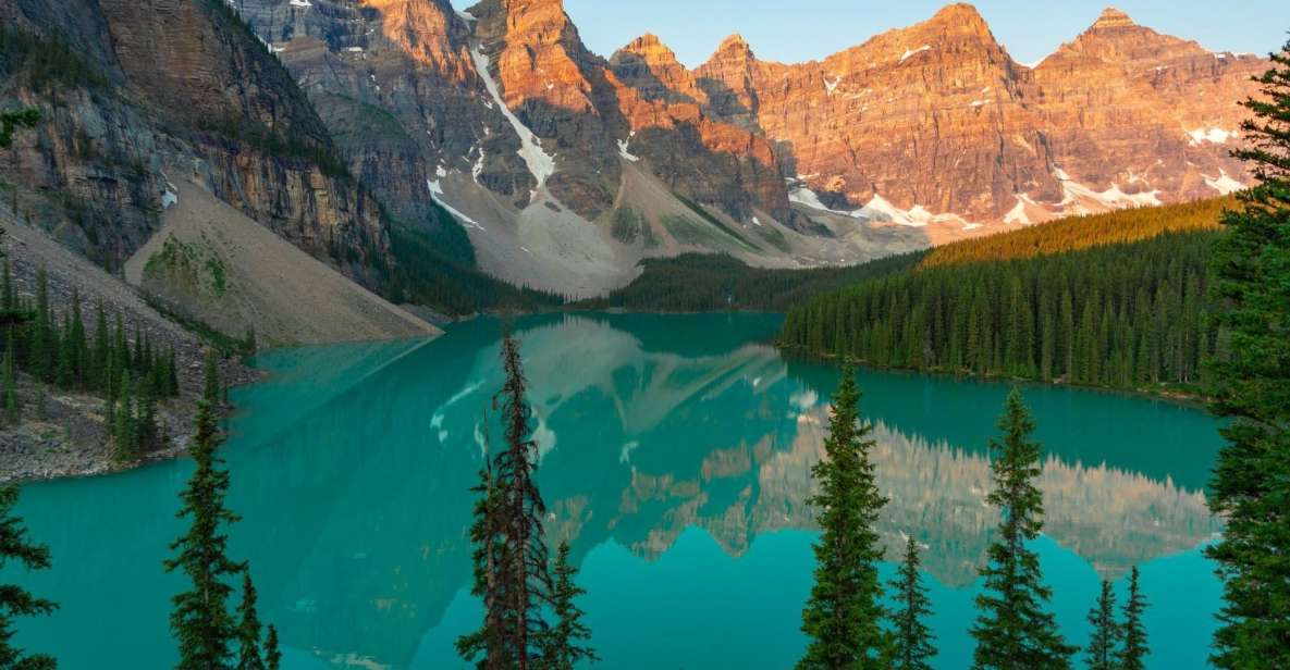 From Canmore/Banff: Sunrise at Moraine Lake - Guided Shuttle - Itinerary