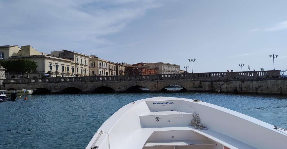 Half Day Private Boat Excursion to Ortigia and Syracuse - Itinerary
