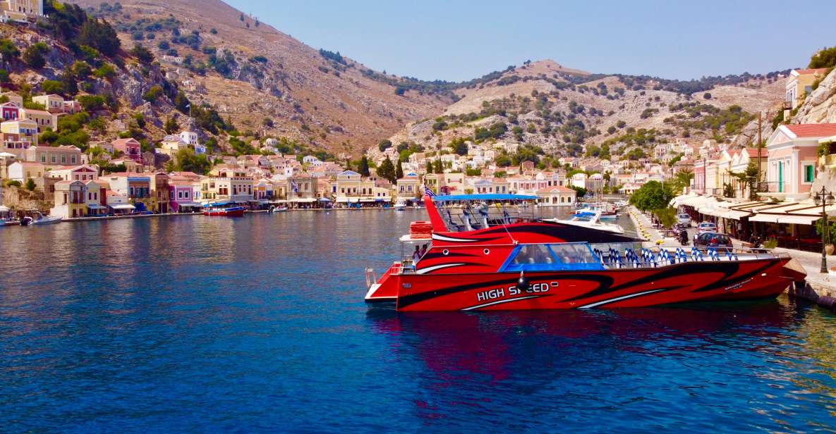 Kolympia: High-Speed Boat to Symi Island & St Georges Bay - Language and Accessibility
