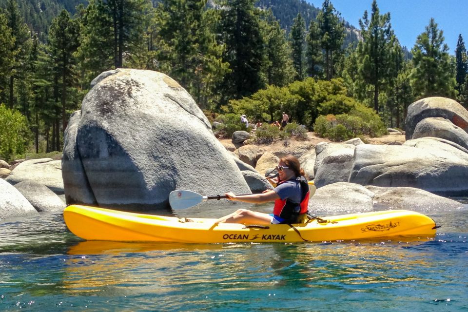 Lake Tahoe: Sand Harbor Kayak Tour - Booking Information
