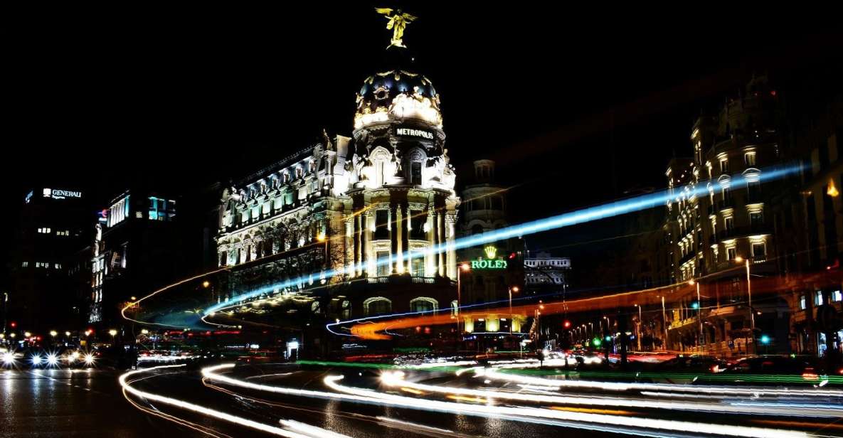 Madrid: Private Guided Night Tour by Car - Inclusions