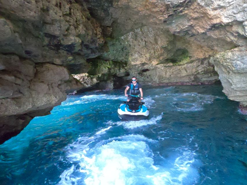 Mallorca: Caló Des Moro Jetski and Caves Tour - Highlights