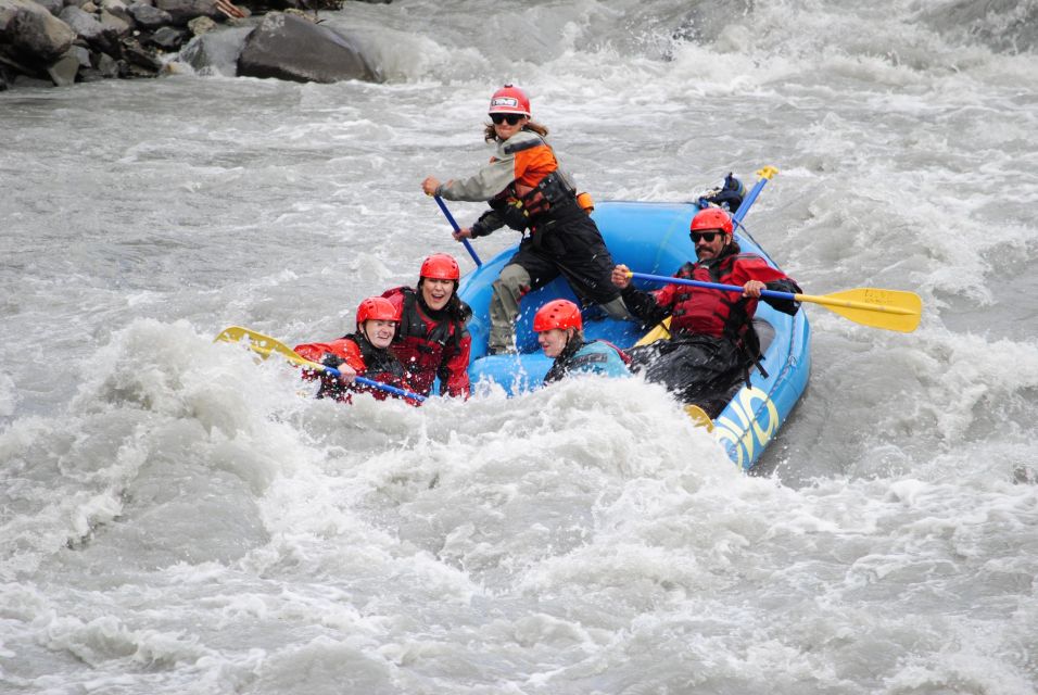 MATANUSKA GLACIER: LIONS HEAD WHITEWATER RAFTING - River Section and Rapids