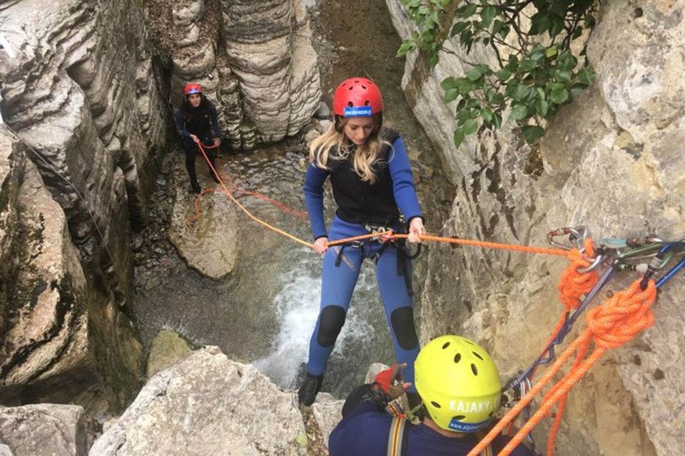 Megalo Papingo: Family-Friendly Canyoning With Rappel - Language and Starting Location