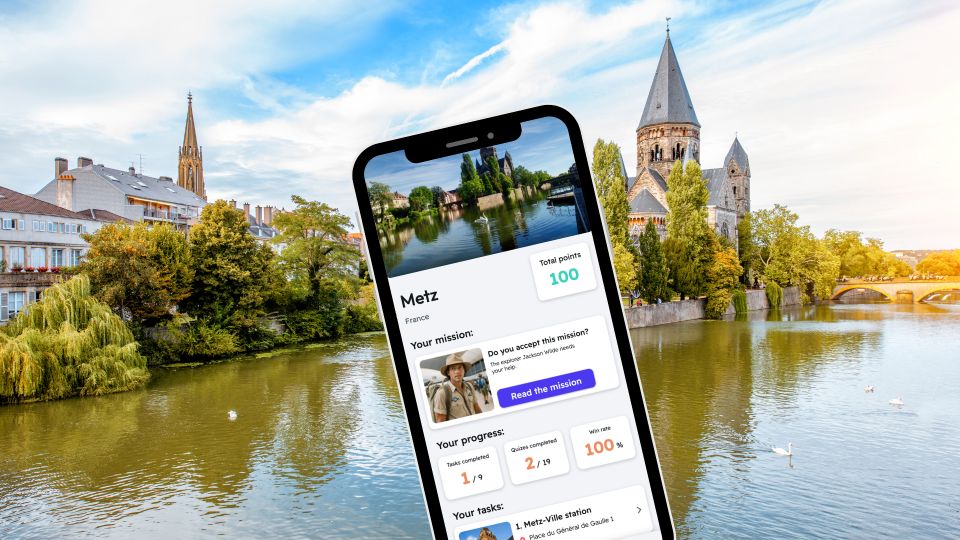 Metz: City Exploration Game and Tour on Your Phone - Monumental Highlights of Metz