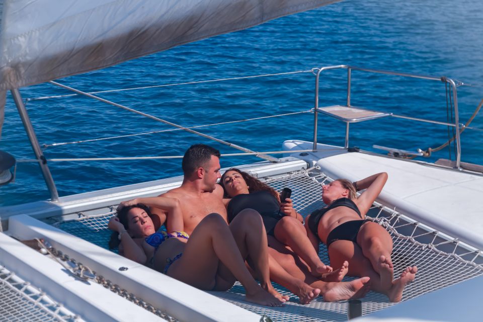 Mykonos: Rhenia Island Catamaran Cruise With Meal and Drinks - Booking Information