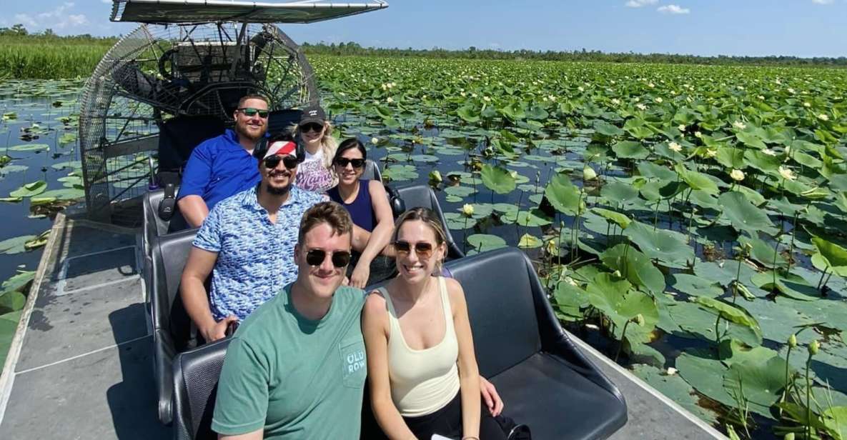New Orleans: 10 Passenger Airboat Swamp Tour - Inclusions