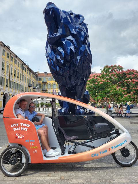 Nice: Guided Tour by Electrically Assisted Velotaxi. - Inclusions