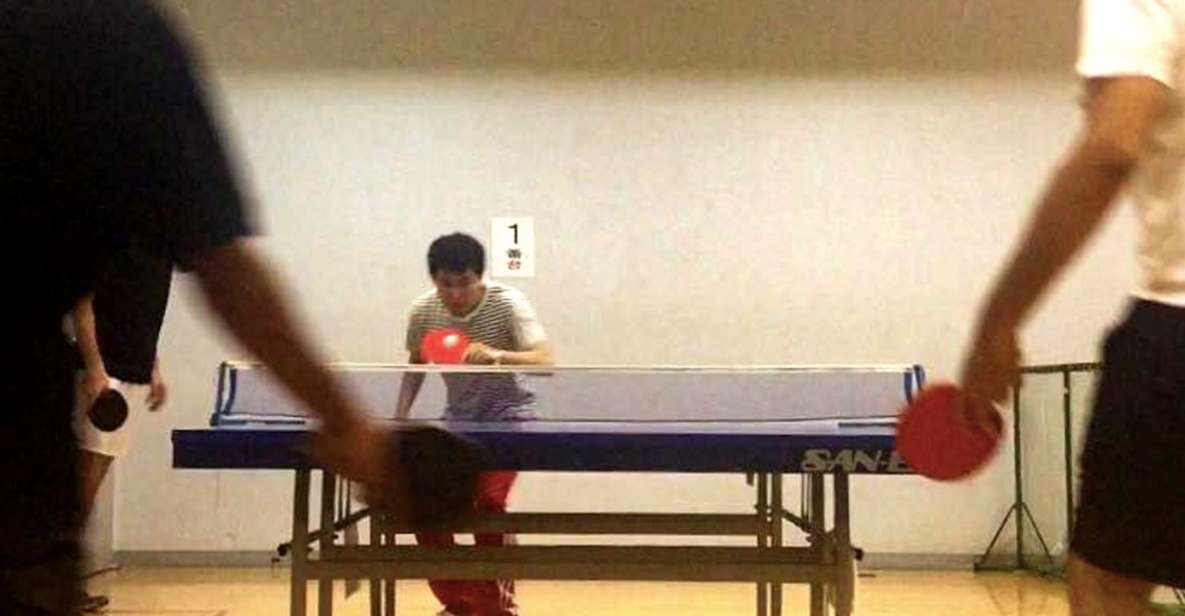 Osaka: Table Tennis Experience With Local Players - Activity Details