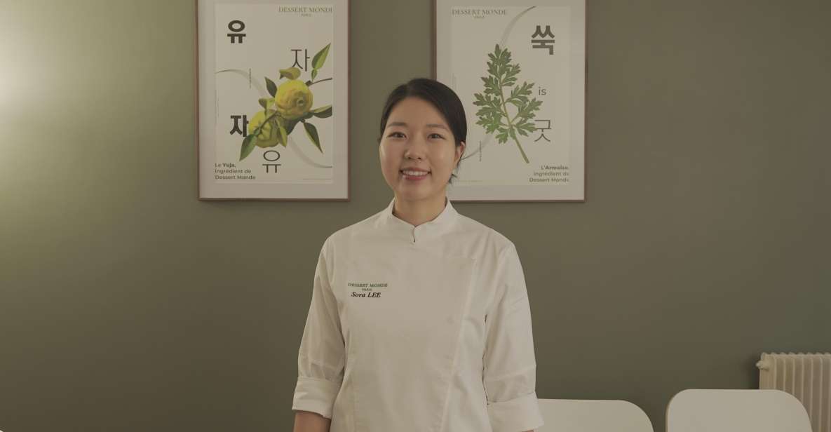 Paris : French Korean Pastry Class for Black Sesame Verrine - Language Options and Group Size