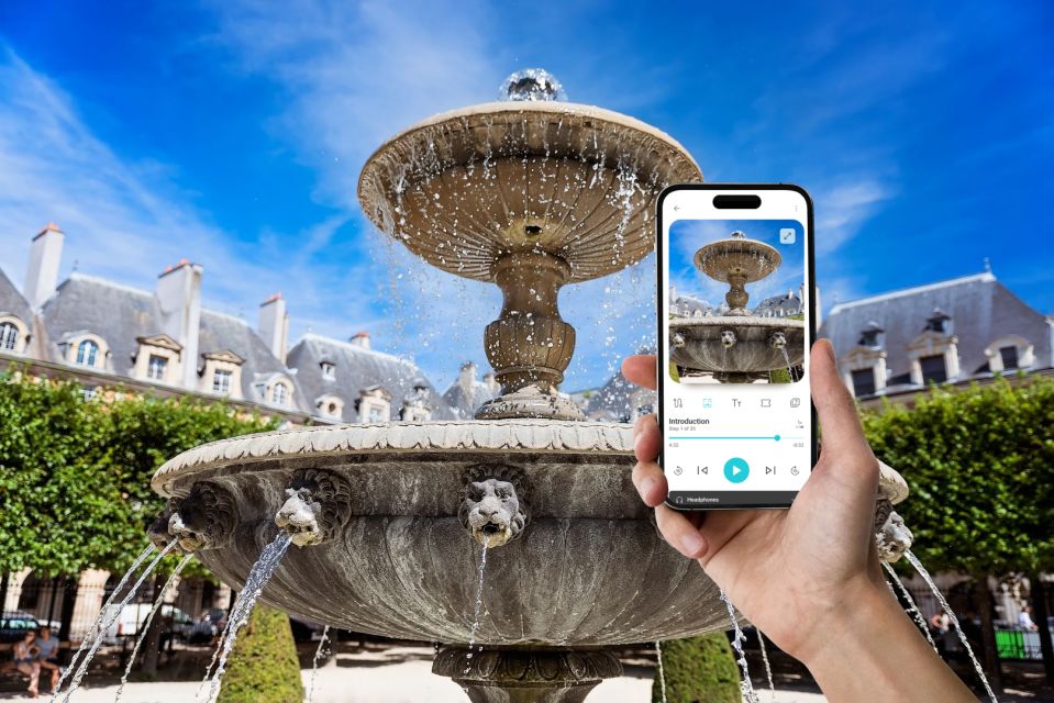 Paris: Place Des Vosges & Hugo Museum In-App Audio Tour (En) - Exploring Place Des Vosges