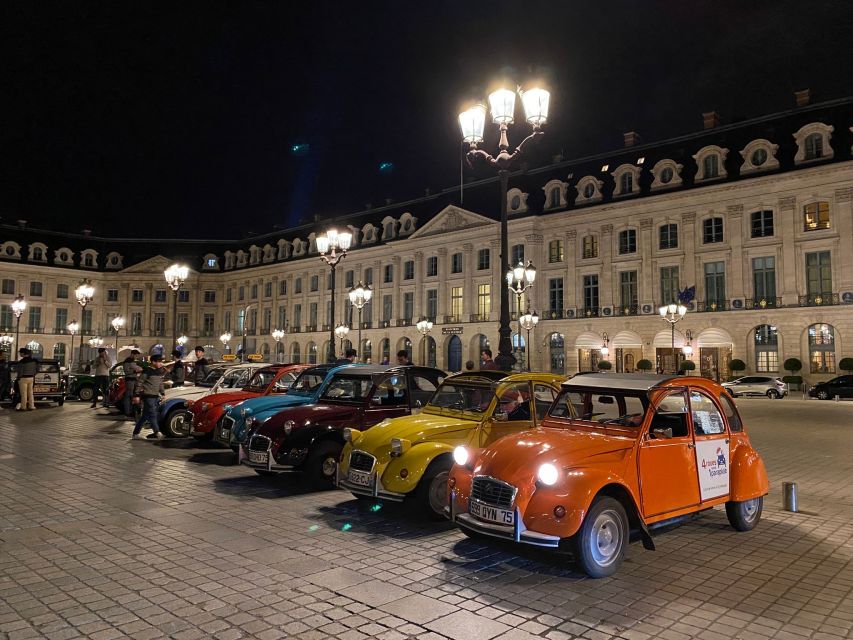 Paris: Private Guided City Tour at Night in Citroën 2CV - Booking Information and Pricing