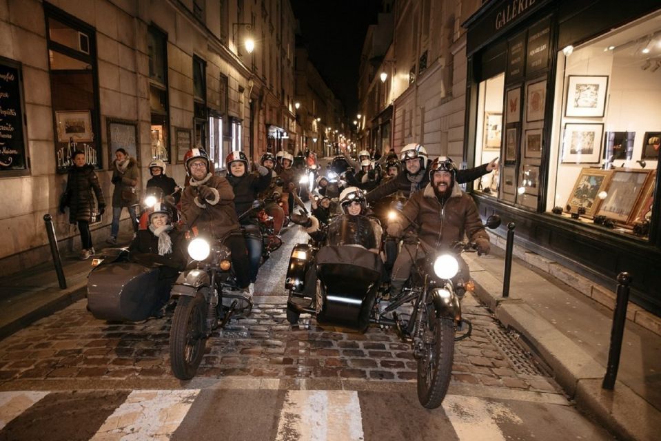 Paris: Romantic Sidecar Tour by Night With Champagne - Tour Highlights