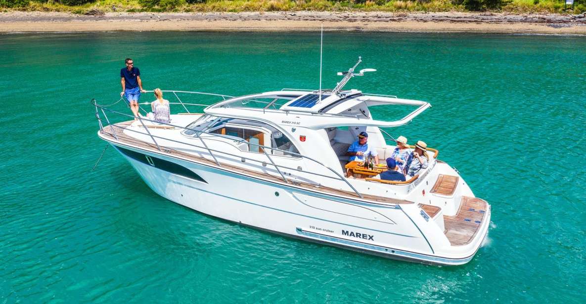 Paros: Private Luxury Boat Day Trip With Snacks and Drinks - Language and Cancellation Policy