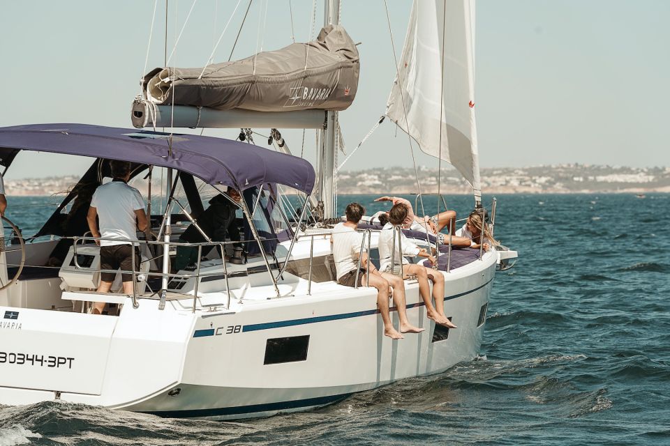 Portimao: Full Day Luxury Sail-Yacht Cruise - Cruise Duration and Languages
