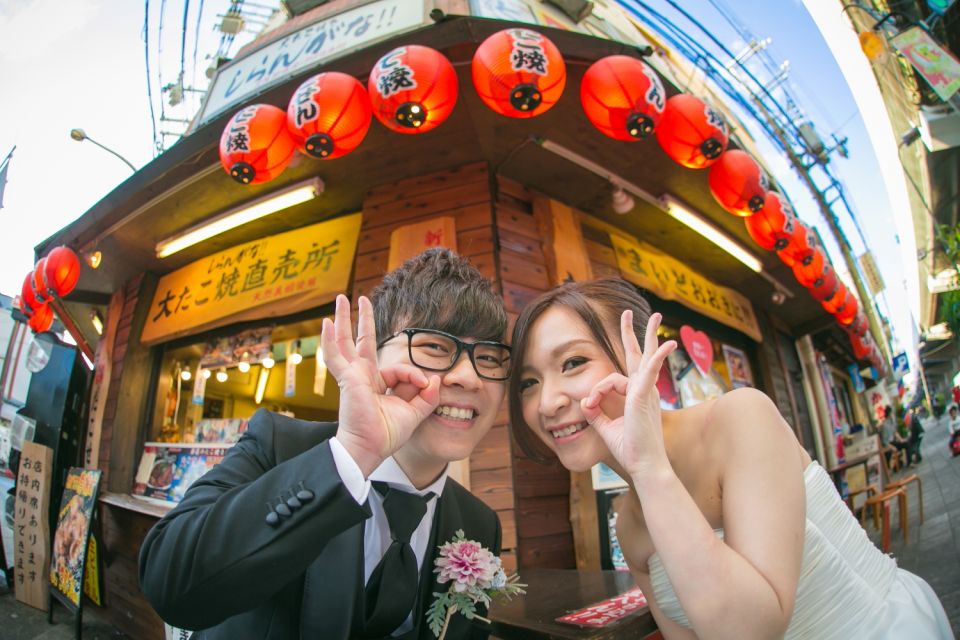 Private Couples' Photoshoot in Osaka W/ Professional Artists - Experience Highlights
