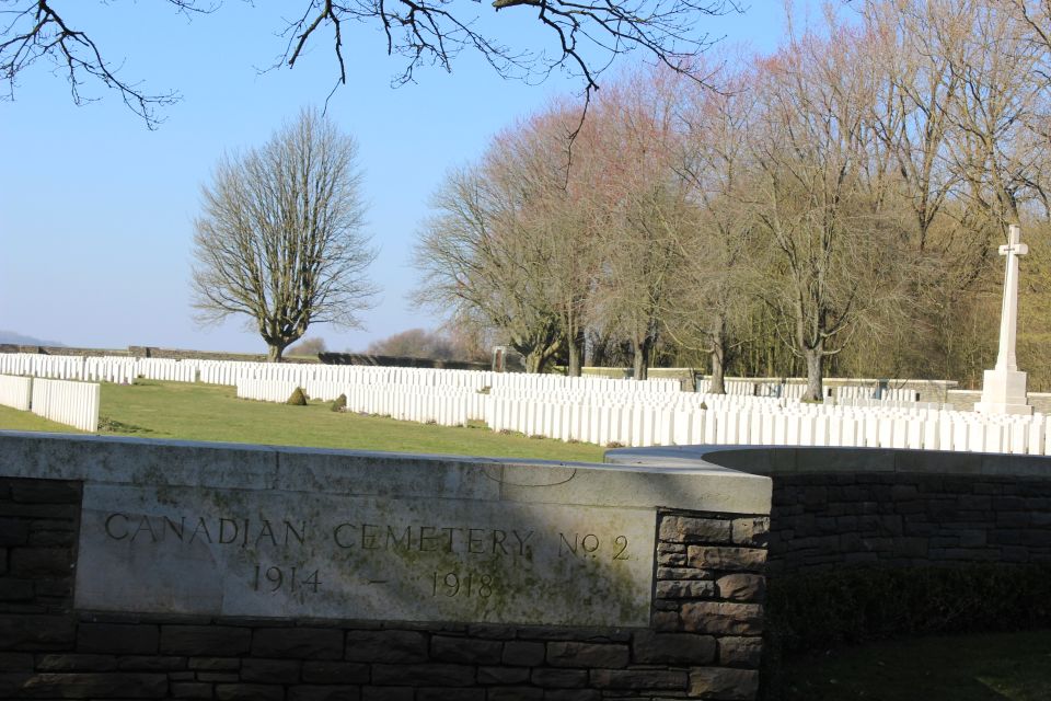 Private Round Trip Transfer From Arras to Vimy Ridge - Booking Information