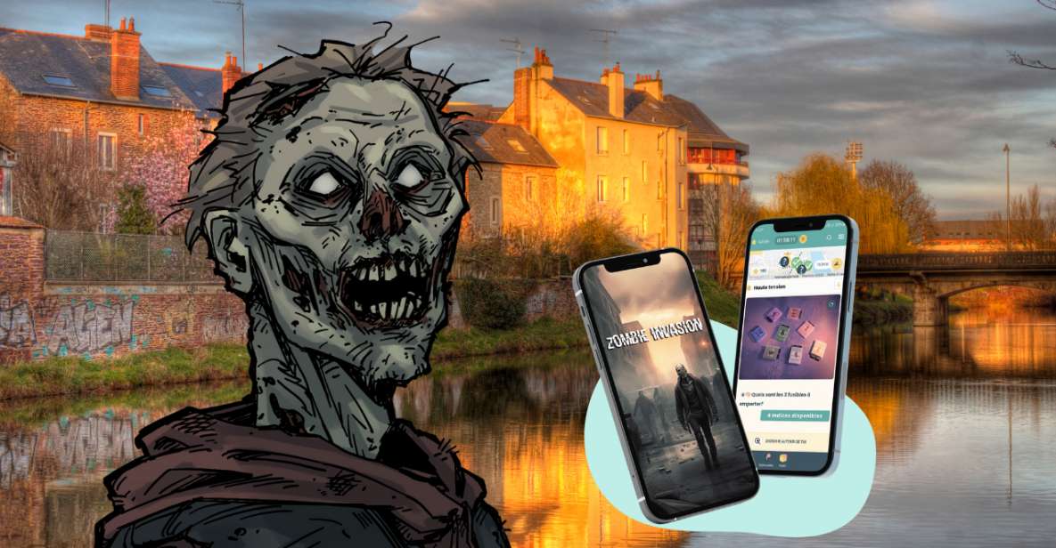Rennes: Zombie Invasion City Exploration Smartphone Game - Gameplay and Objectives