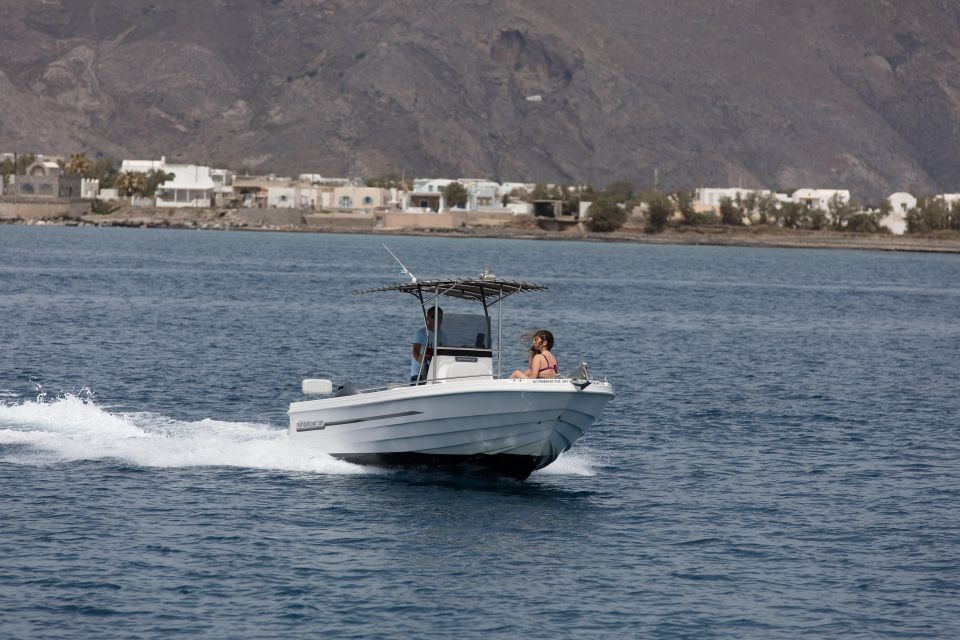 Santorini: Boat Rental With License - Activity Highlights on the Sea