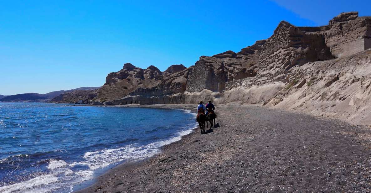 Santorini: Horseback Riding Tour on the Beach 1.5 Hours - Features and Cancellation Policy